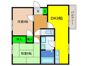 ロイヤルウイングＡ棟の物件間取画像